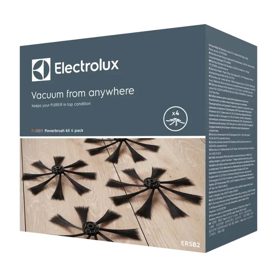 Electrolux ERSB2 Powerbrush sidebørste, 4 stk