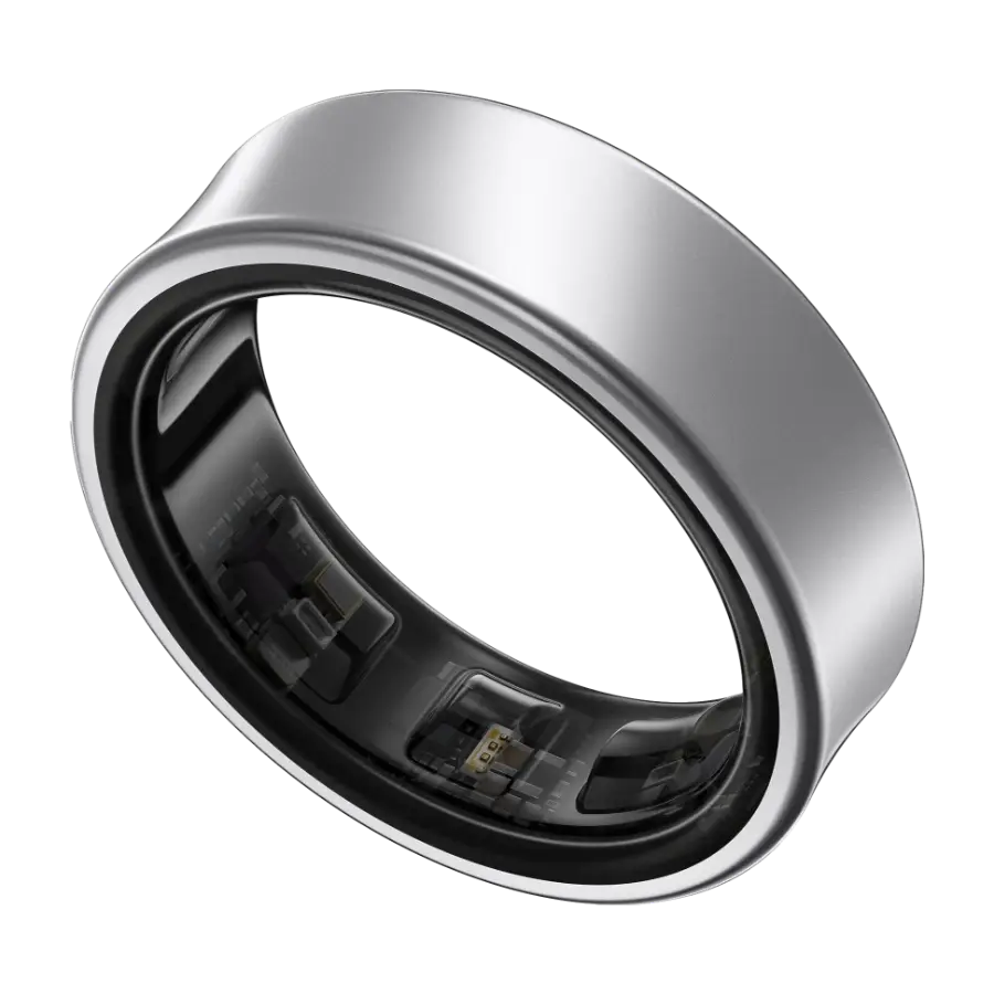 Samsung Galaxy Ring smartring, størrelse 15, Titanium Silver