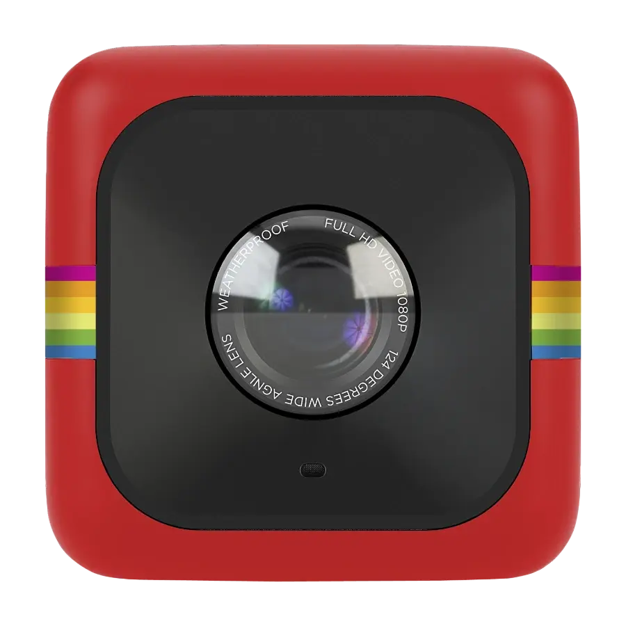 Polaroid Cube HD camera, red
