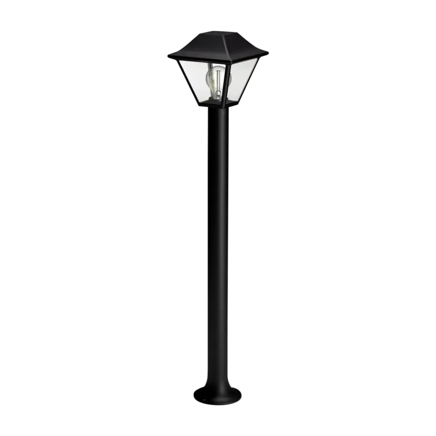 Philips Alpenglow Lyktestolpe 60W, svart