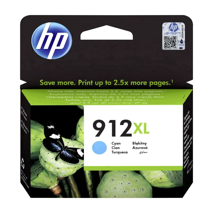 HP 912XL, cyan blekkpatron 3yl81ae