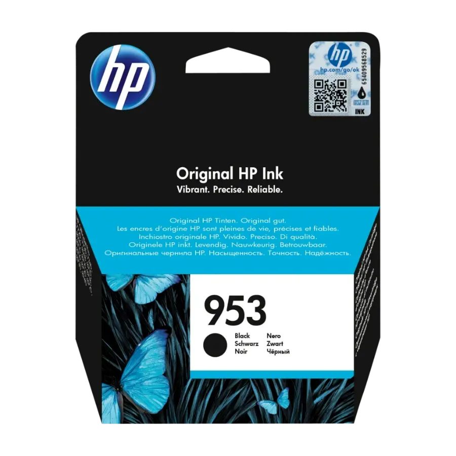 HP 953 Original blekkpatron, svart l0s58ae