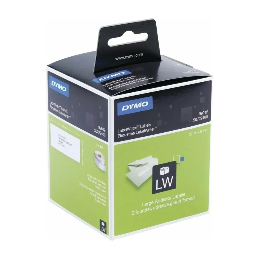 Dymo LW - Store Adresseetiketter - 36 X 89 mm - s0722400