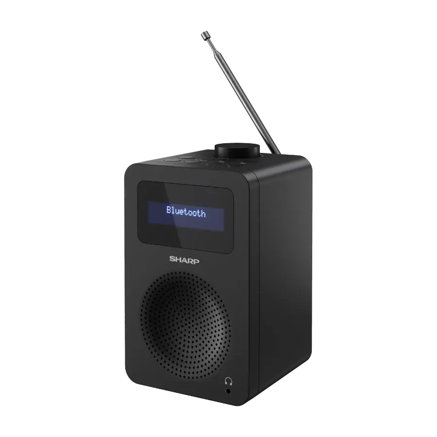 Sharp DR-430 Tokyo digital radio, svart