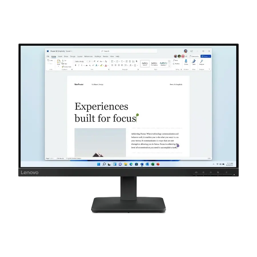 Lenovo L24-4e 23,8" Full HD-skjerm