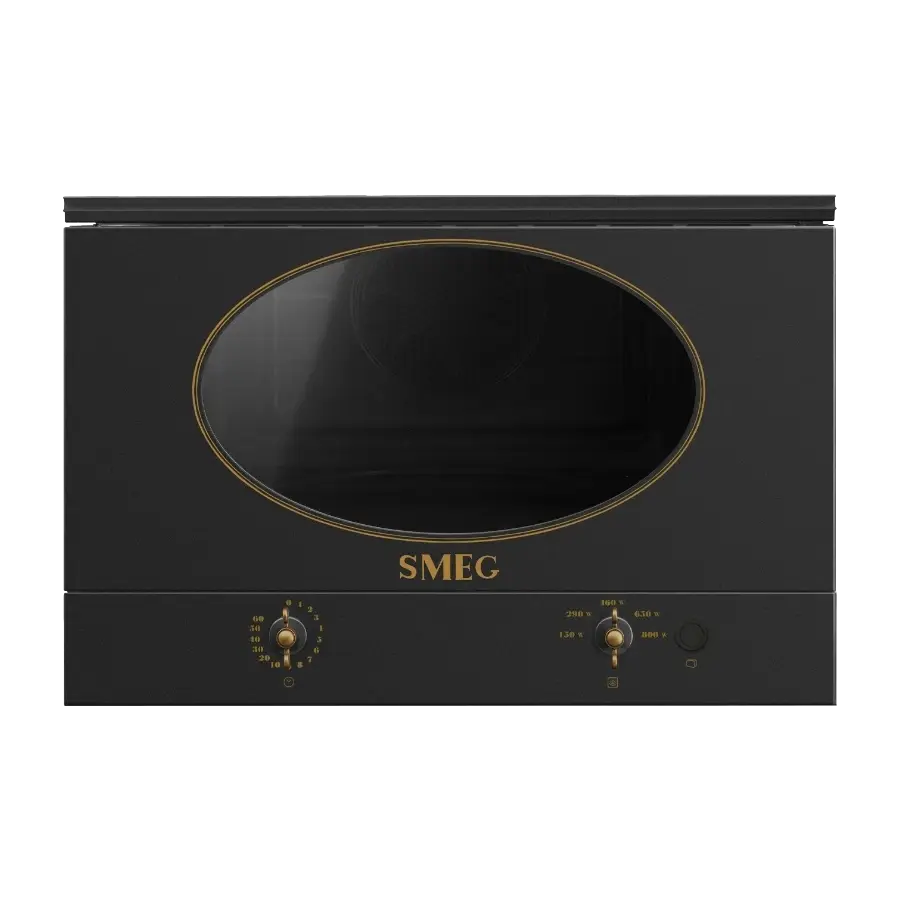 SMEG MP822NAO integrert mikrobølgeovn, antrasitt