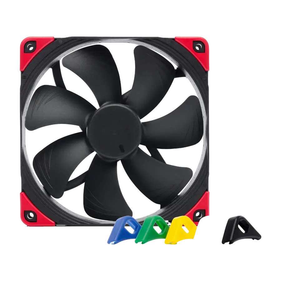 Noctua NF-A14 Pwm Chromax, sort swap