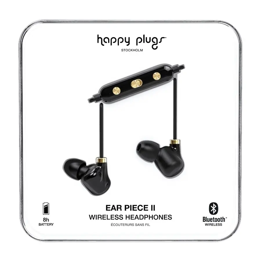 HAPPY PLUGS EARBUD EAR PIECE II BT-ØREPROPPER BLACK GOLD