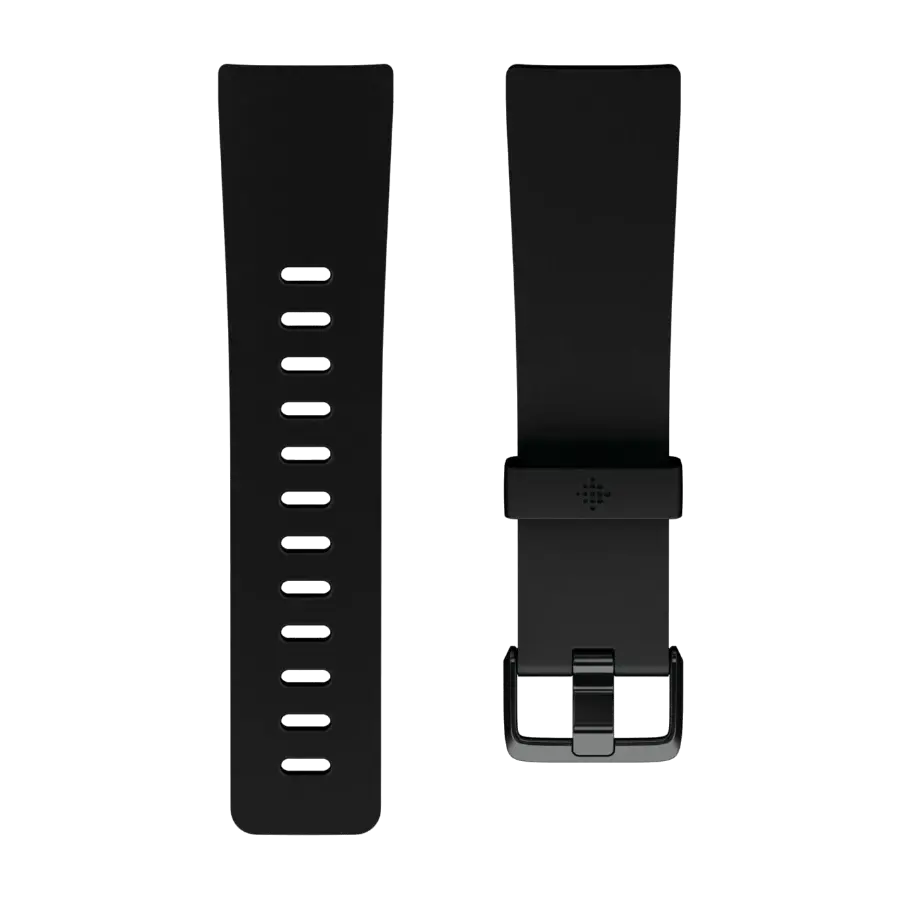 Fitbit Versa Klassisk Rem Large, sort
