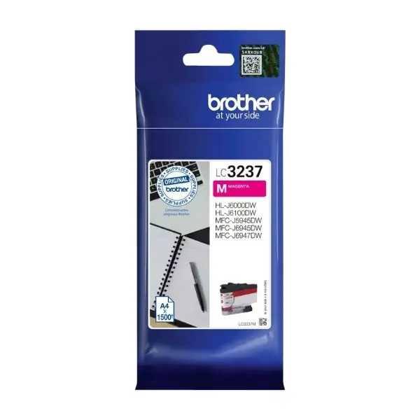 Brother LC-3237M blekkpatron 1 Stykker Original fiolblå