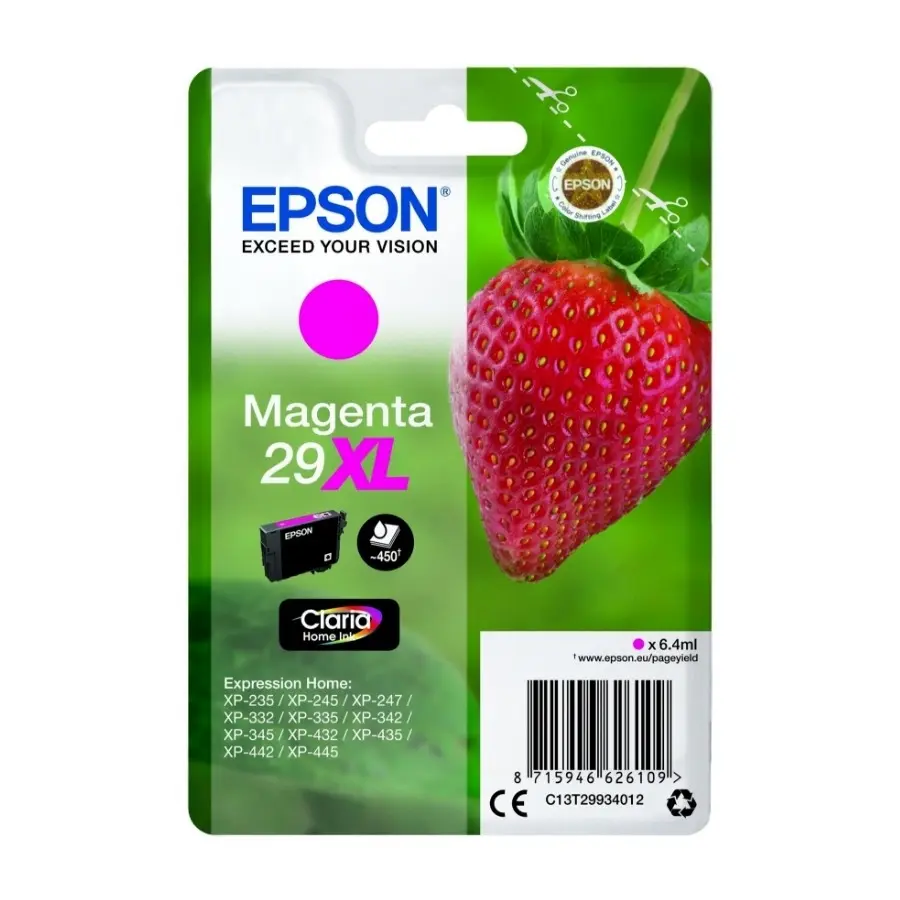 Epson T2993, magenta XL blekk