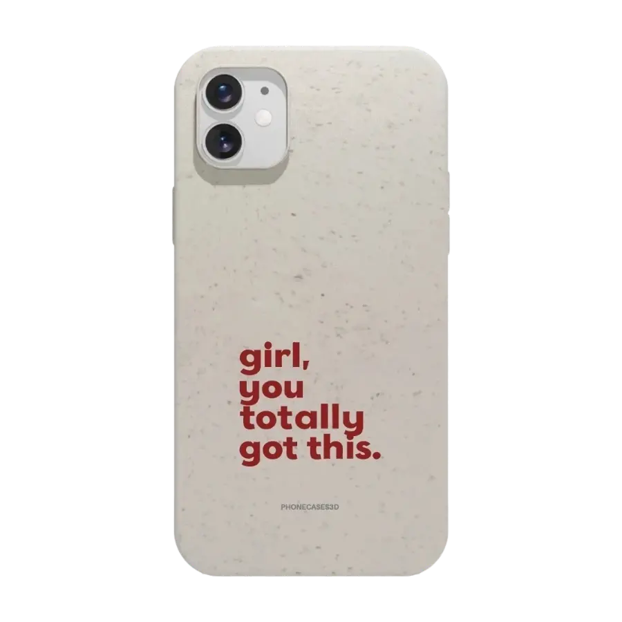 Phonecases3D iPhone 11 Martine Halvorsen komposterbart deksel, hvit