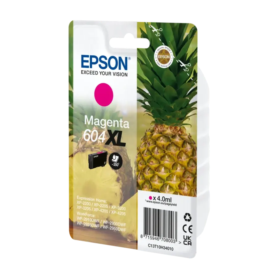 Epson T604XL, magenta blekkpatron