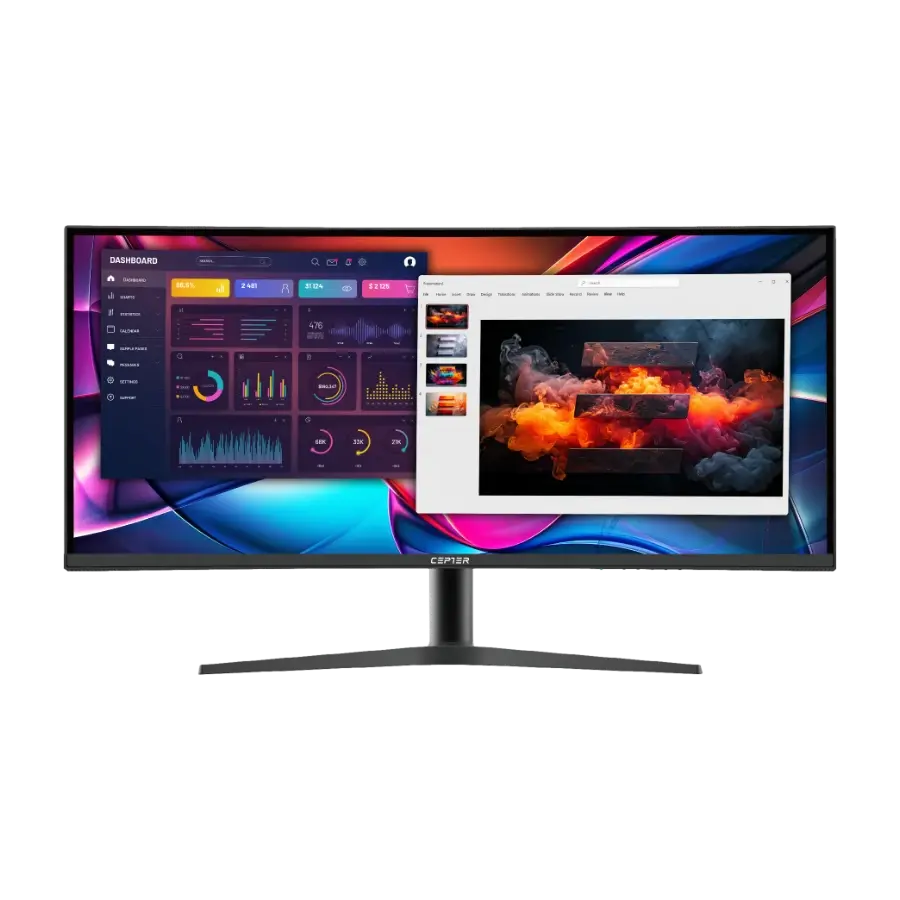 Cepter Pulse X HAS 34" UWQHD-skjerm