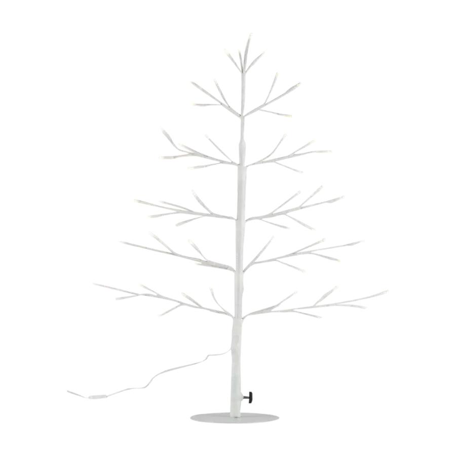 Juletre Decor, hvit 51 LED 60 cm