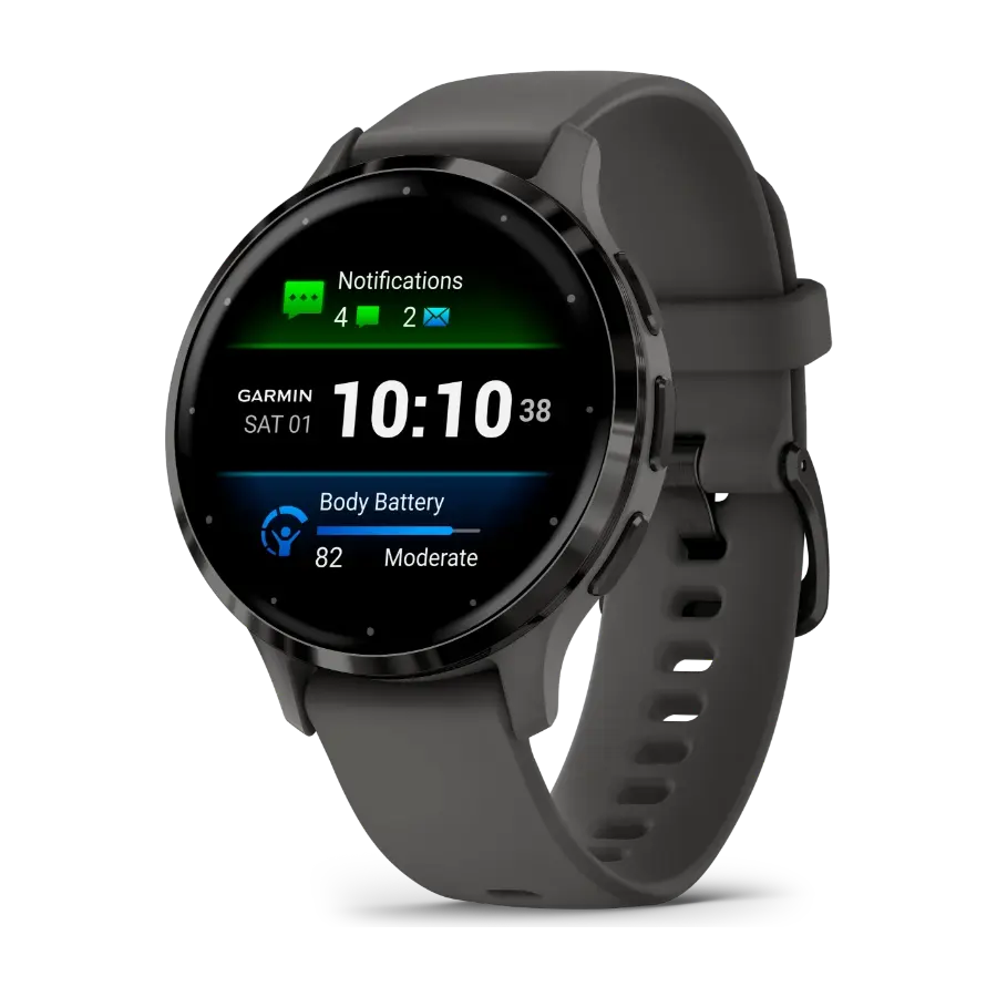 Garmin Venu 3S smartklokke, black sesame/slate