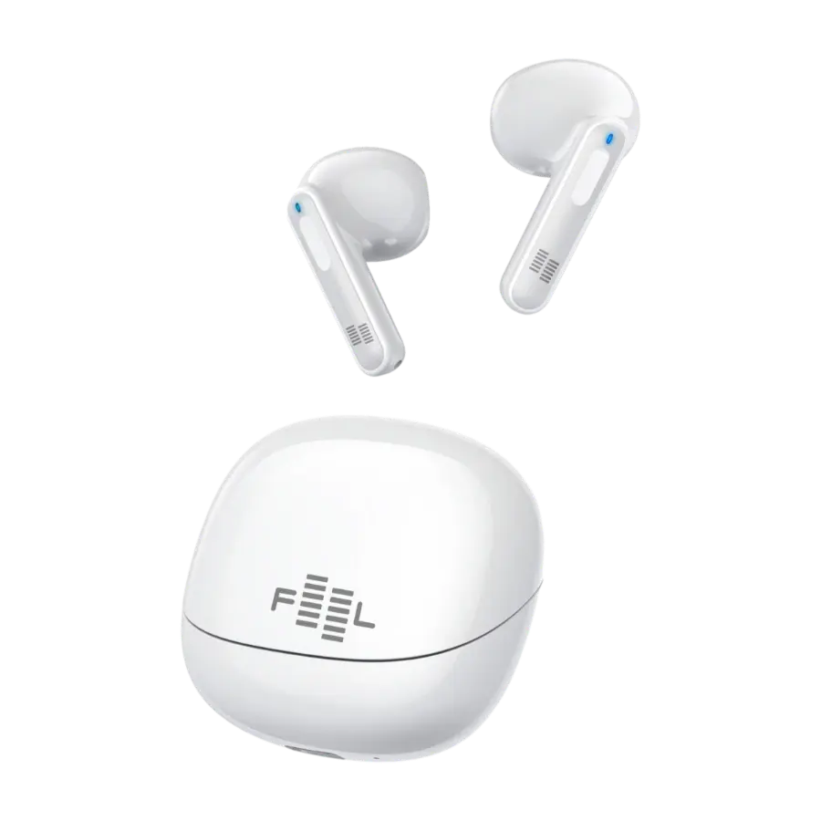 FEEL Air 200 True Wireless ørepropper, hvit