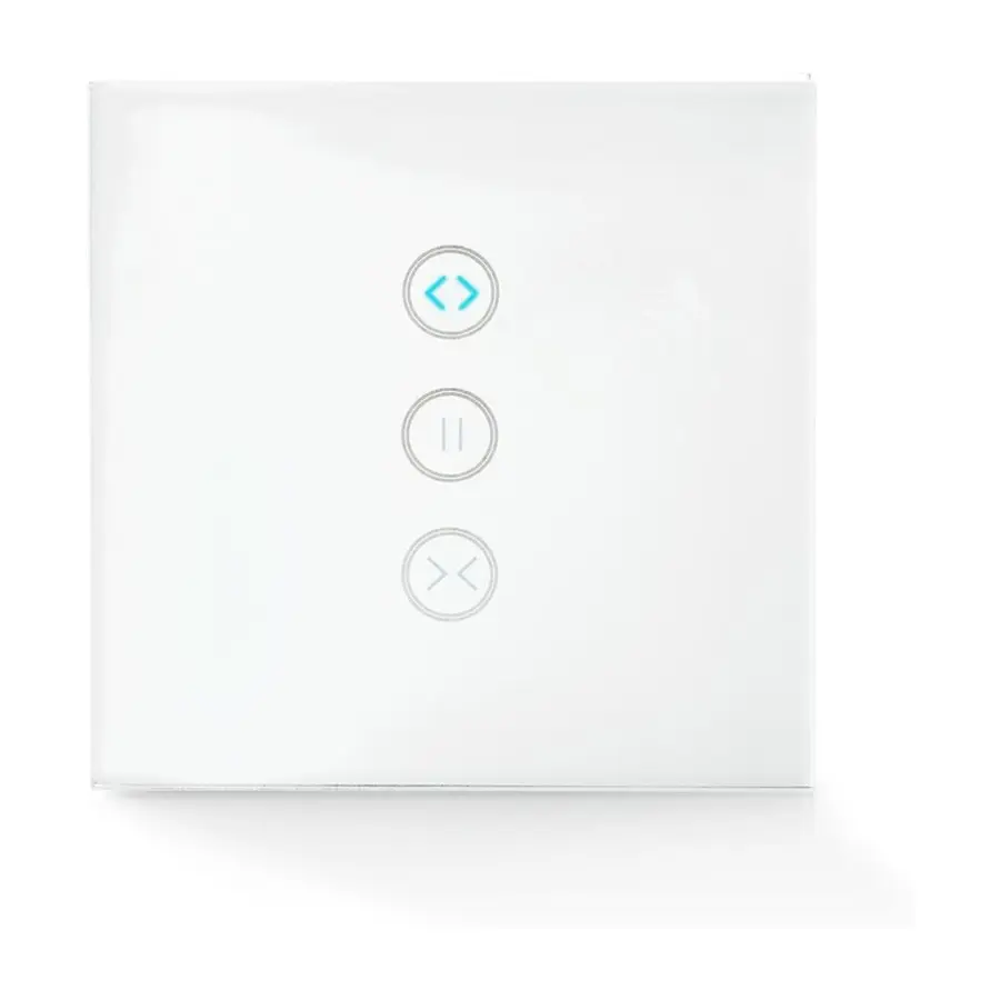 Nedis Smartlife Smart veggbryter til Gardiner, hvit
