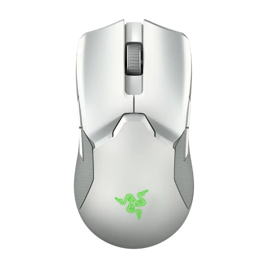Razer Viper Ultimate Mercury trådløs gamingmus og ladestasjon