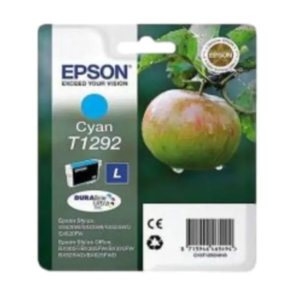 Epson, cyan T1292 Durabrite blekk