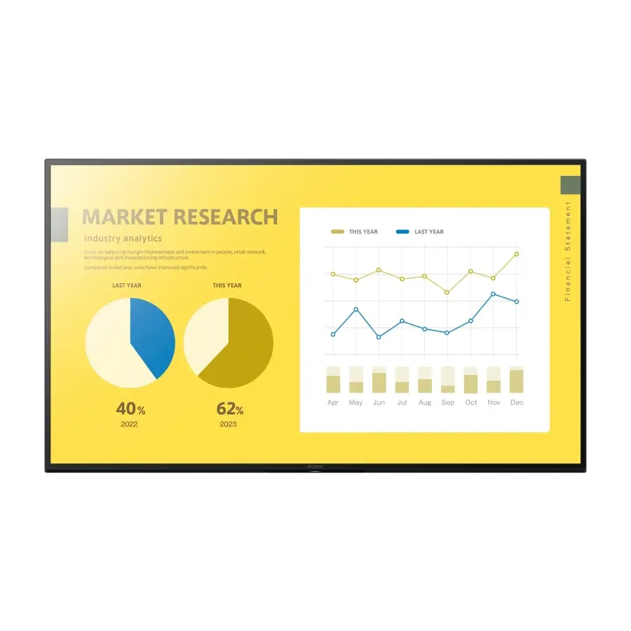 Sony FW-50EZ20L 50" 4K UHD skiltdisplay