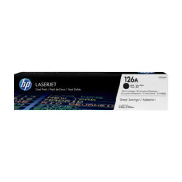 HP 126A (sort) 2-pack