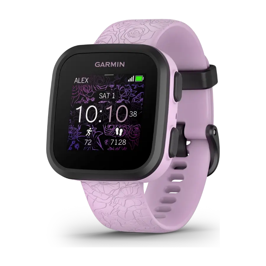Garmin Bounce smartklokke for barn, lilac floral