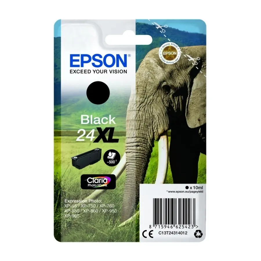 Epson 24Xl, sort standard