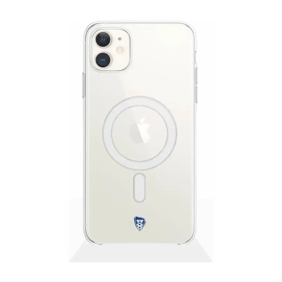 Phonecases3D iPhone 11 Sarpsborg 08 Clear case (MagSafe) -mobildeksel, hvit