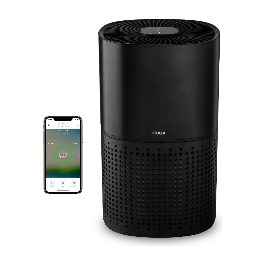Duux Bright Smart luftrenser, svart