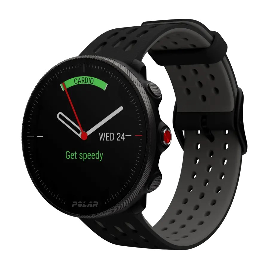 POLAR VANTAGE M2 MULTISPORTKLOKKE SVART/GRÅ S-L