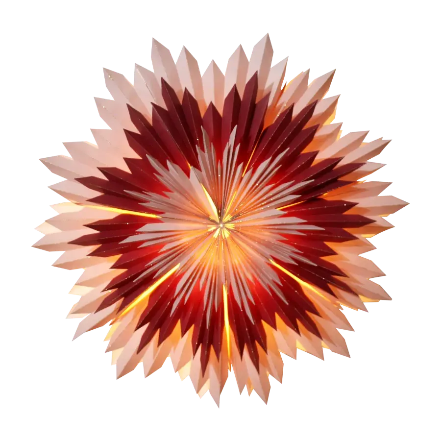Kulz Snøfnugg 60Cm, rosa