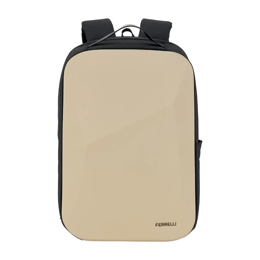 Ferrelli Hardshell-ryggsekk, beige