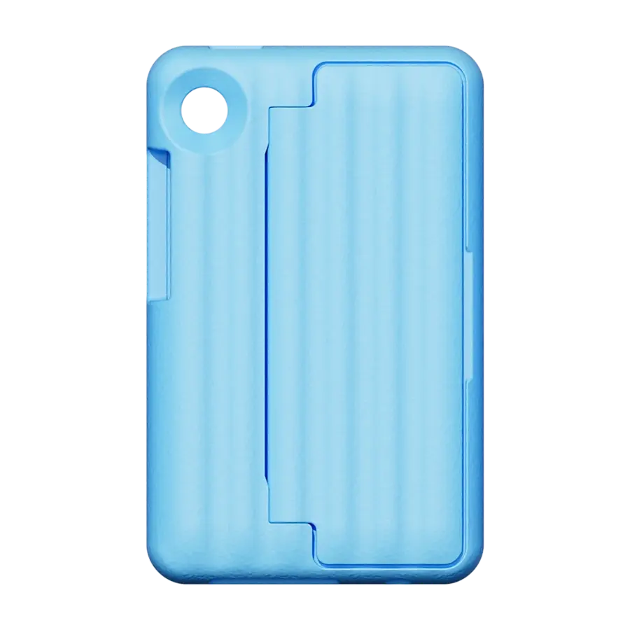 Samsung Tab A9 Kids Puffy Cover beskyttelsesdeksel, blå