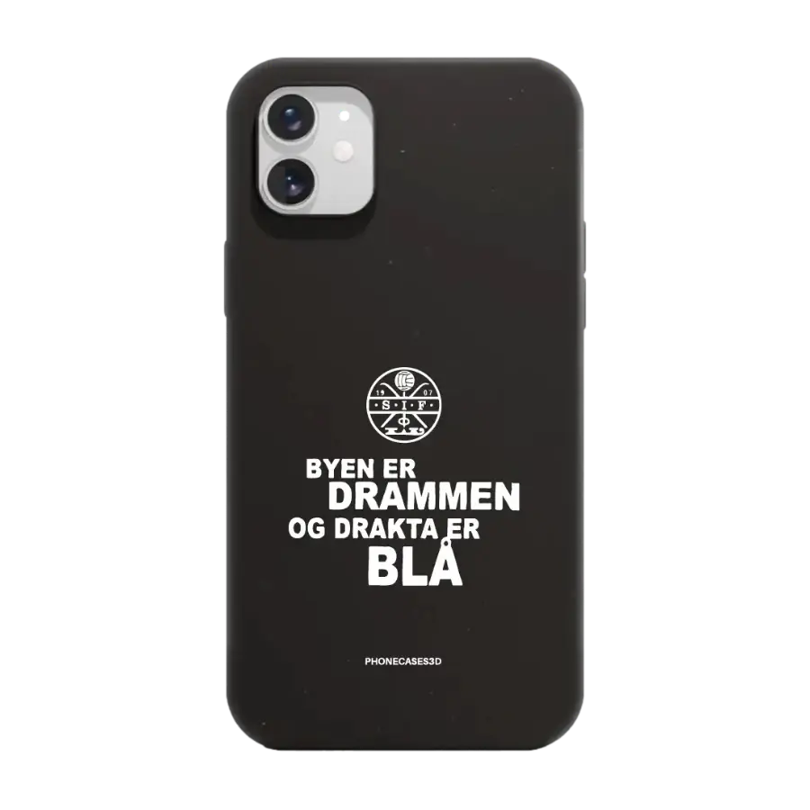 Phonecases3D iPhone 11 Strømsgodset komposterbart deksel, svart
