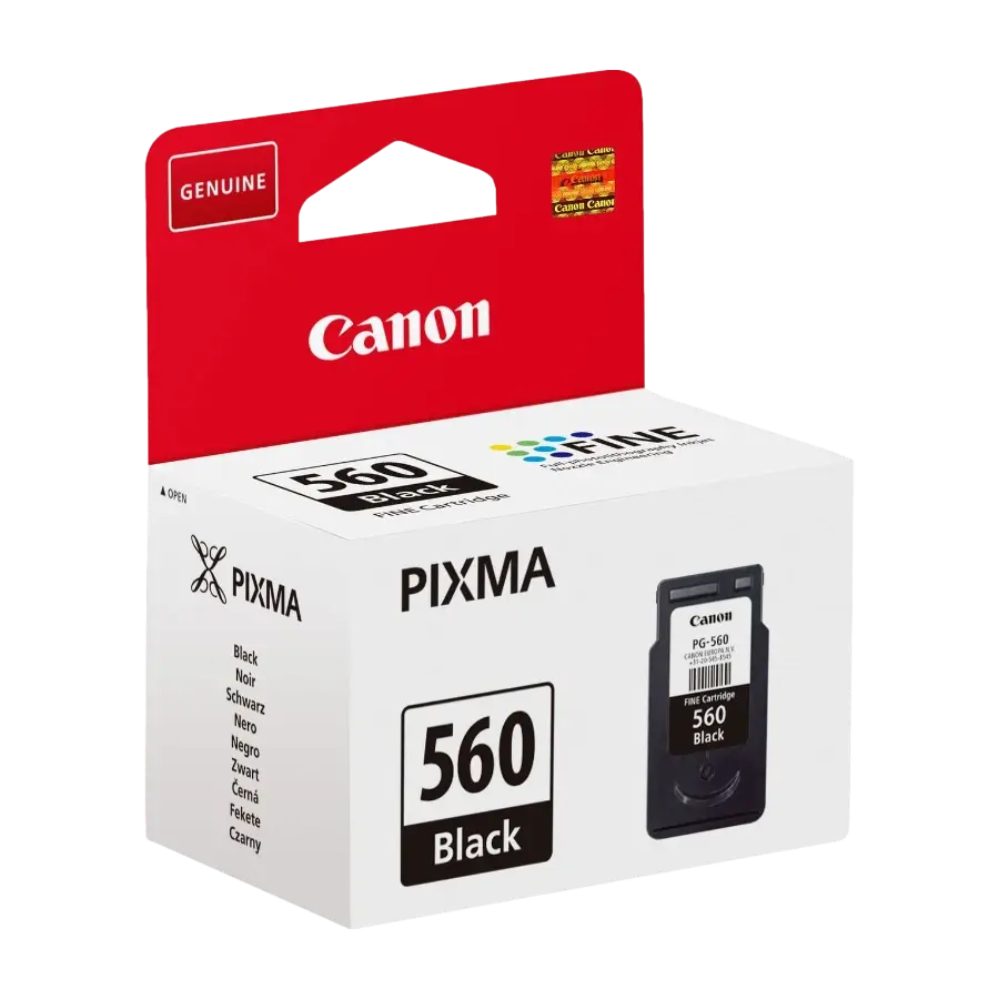 Canon PG-560 svart Blistered med alarm