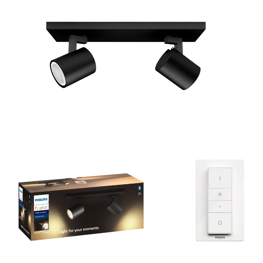 Philips Hue Runner, sort 2x5.5w