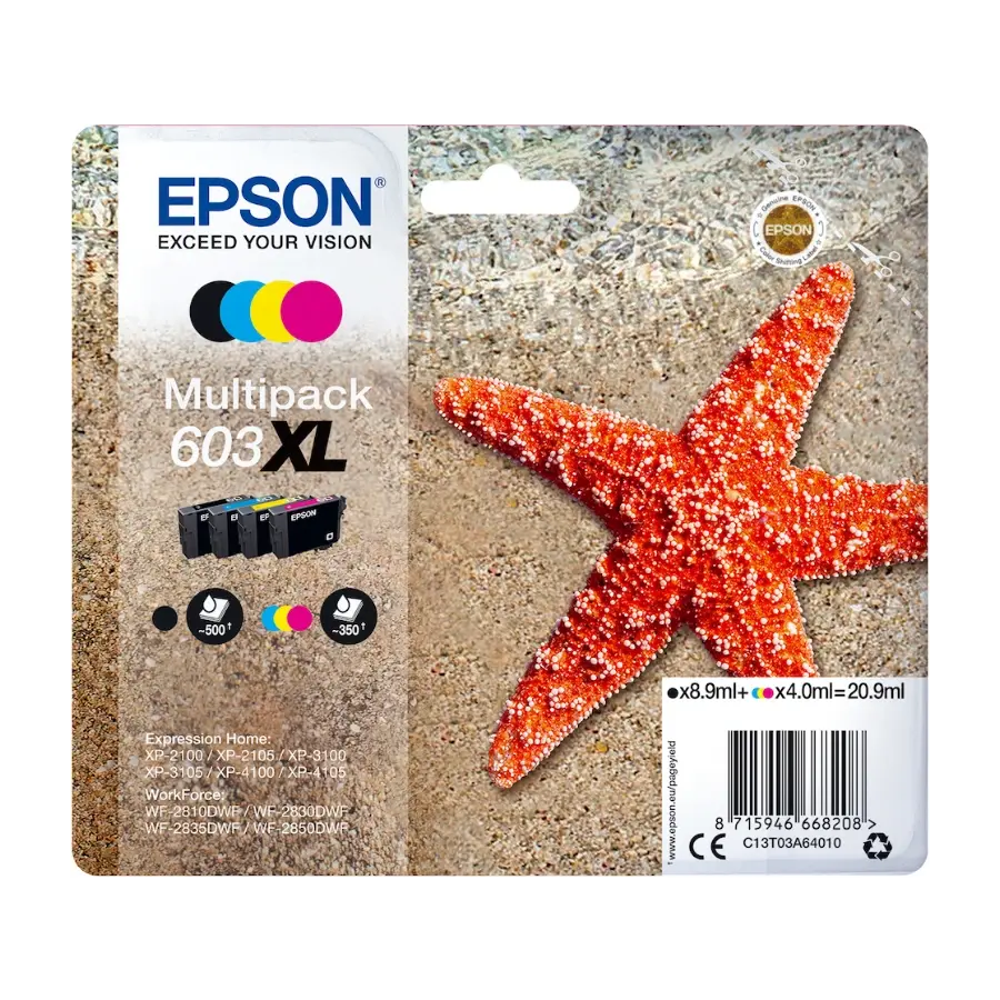 Epson multipack 603XL blekk