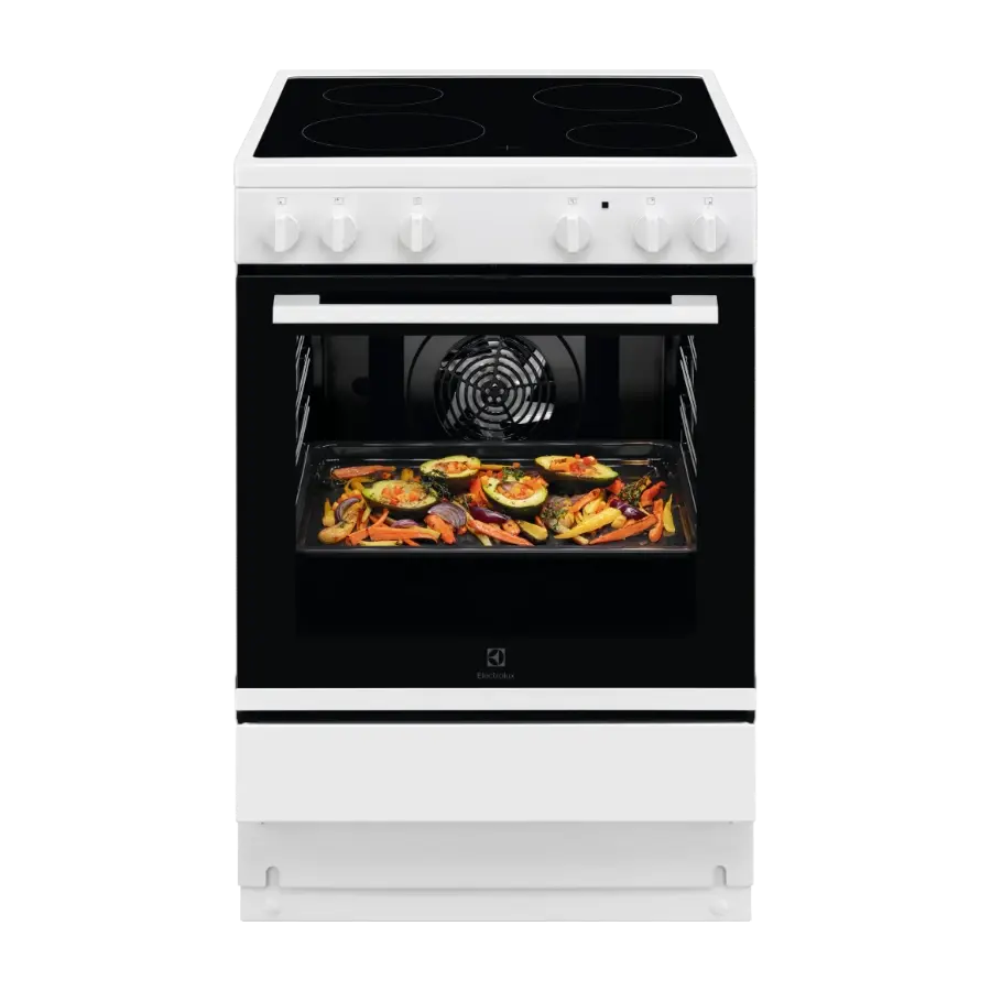 Electrolux 500-serien LKR6400ANW keramisk komfyr, 230V