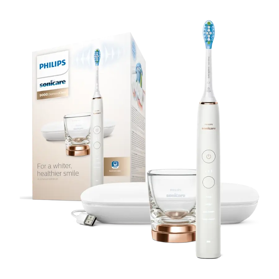 Philips Diamondclean 9000 HX9911/94 Electric toothbrush, white