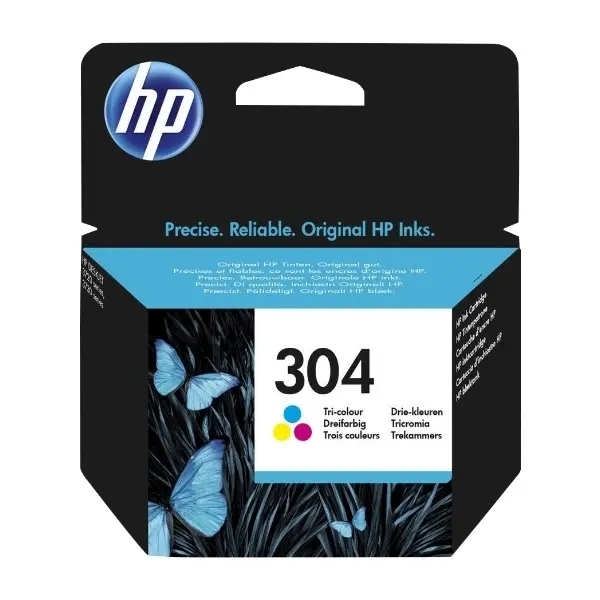 HP 304 farger blekkpatron n9k05ae