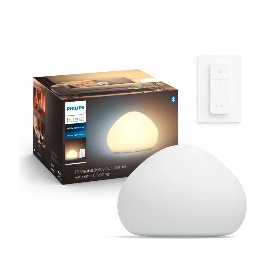 Philips Hue WA Wellner bordlampe, hvit