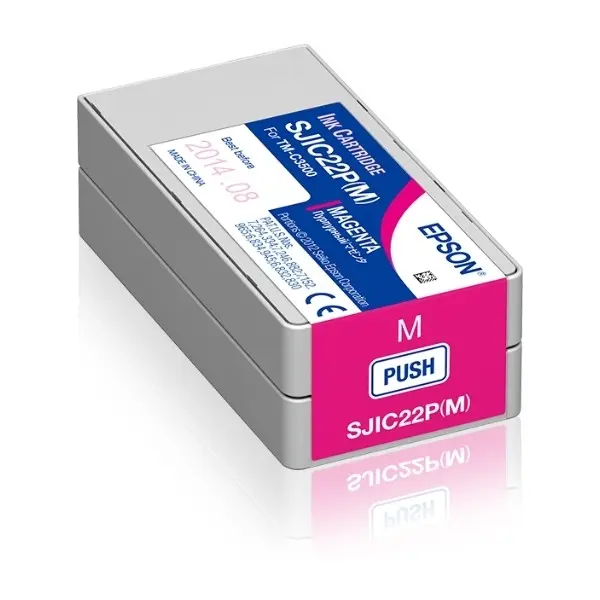 Epson SJIC22P(M): Ink Cartridge for Colorworks C3500 (magenta)