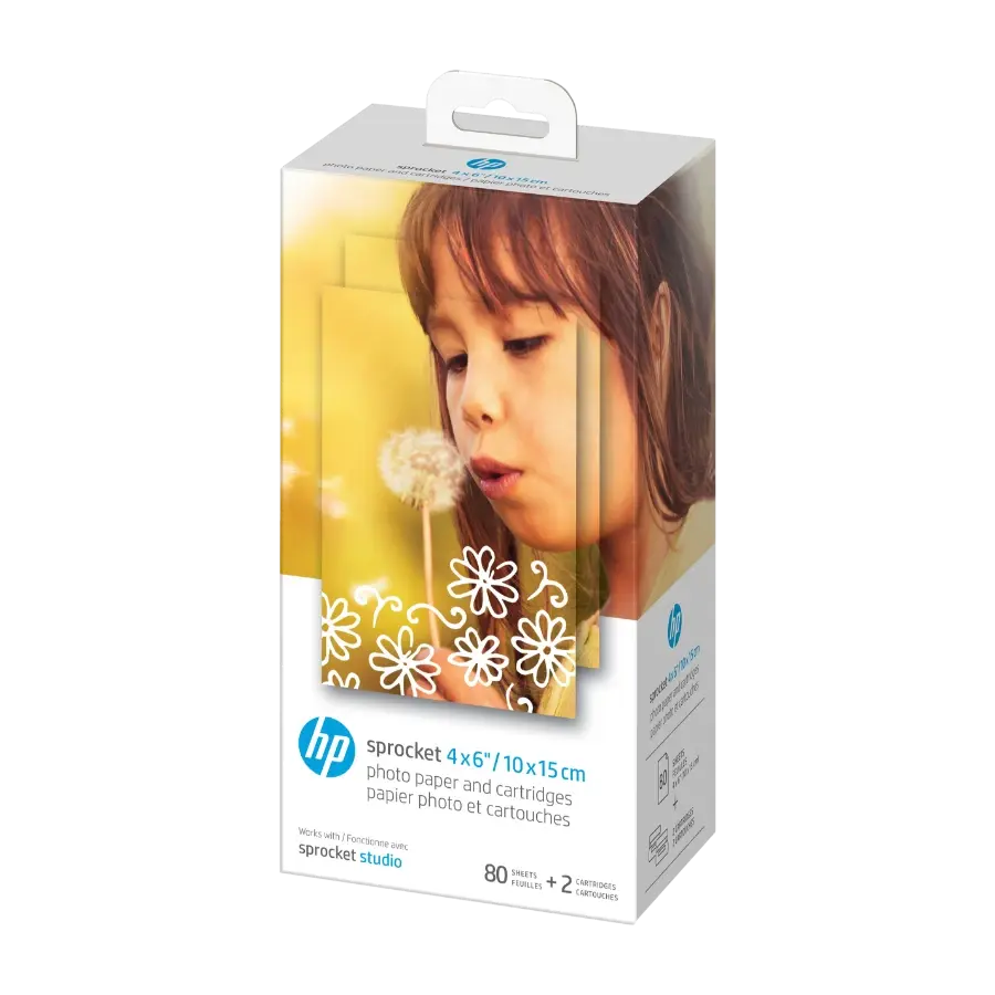 HP Sprocket Studio Kassetter og Fotopapir 80 stk. hpisc80