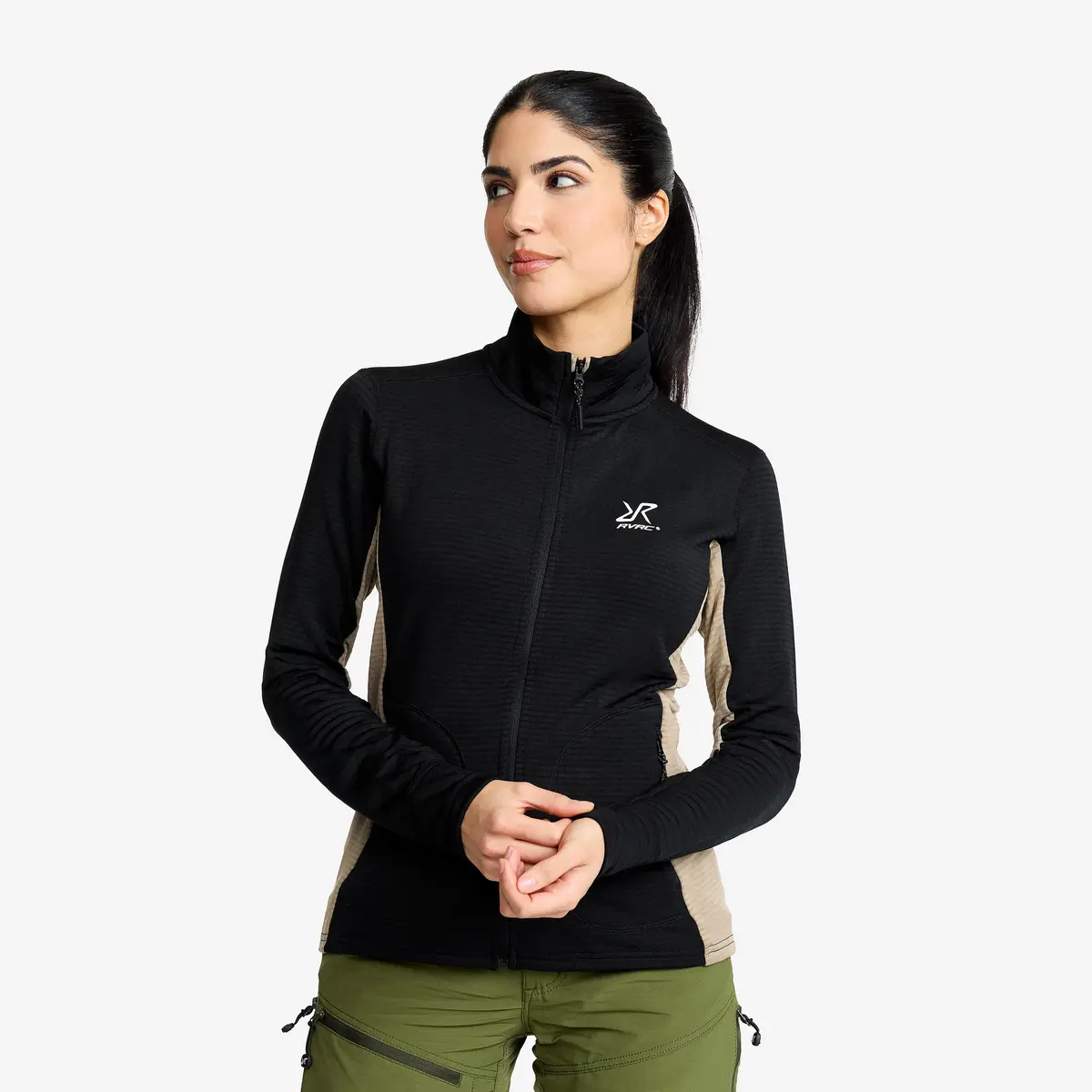Waffle Full-zip Fleece
