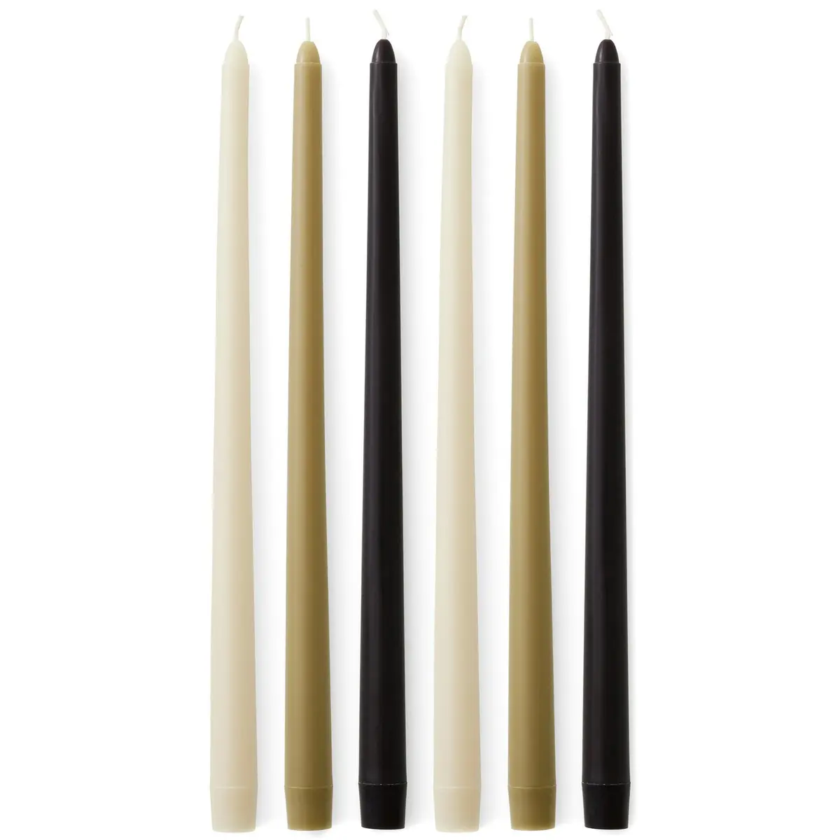 Spire Stearinlys 6-pk