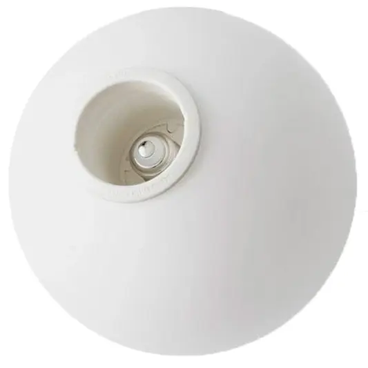 Tr Bulb Lampeskjerm, Opalhvit
