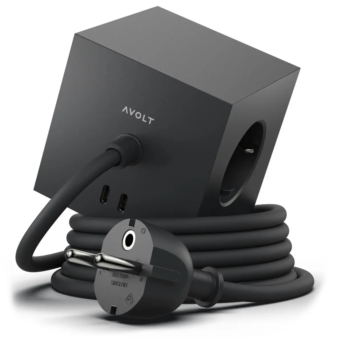 Square 1 Skjøteledning med USB-C / Magnet 1,8 m