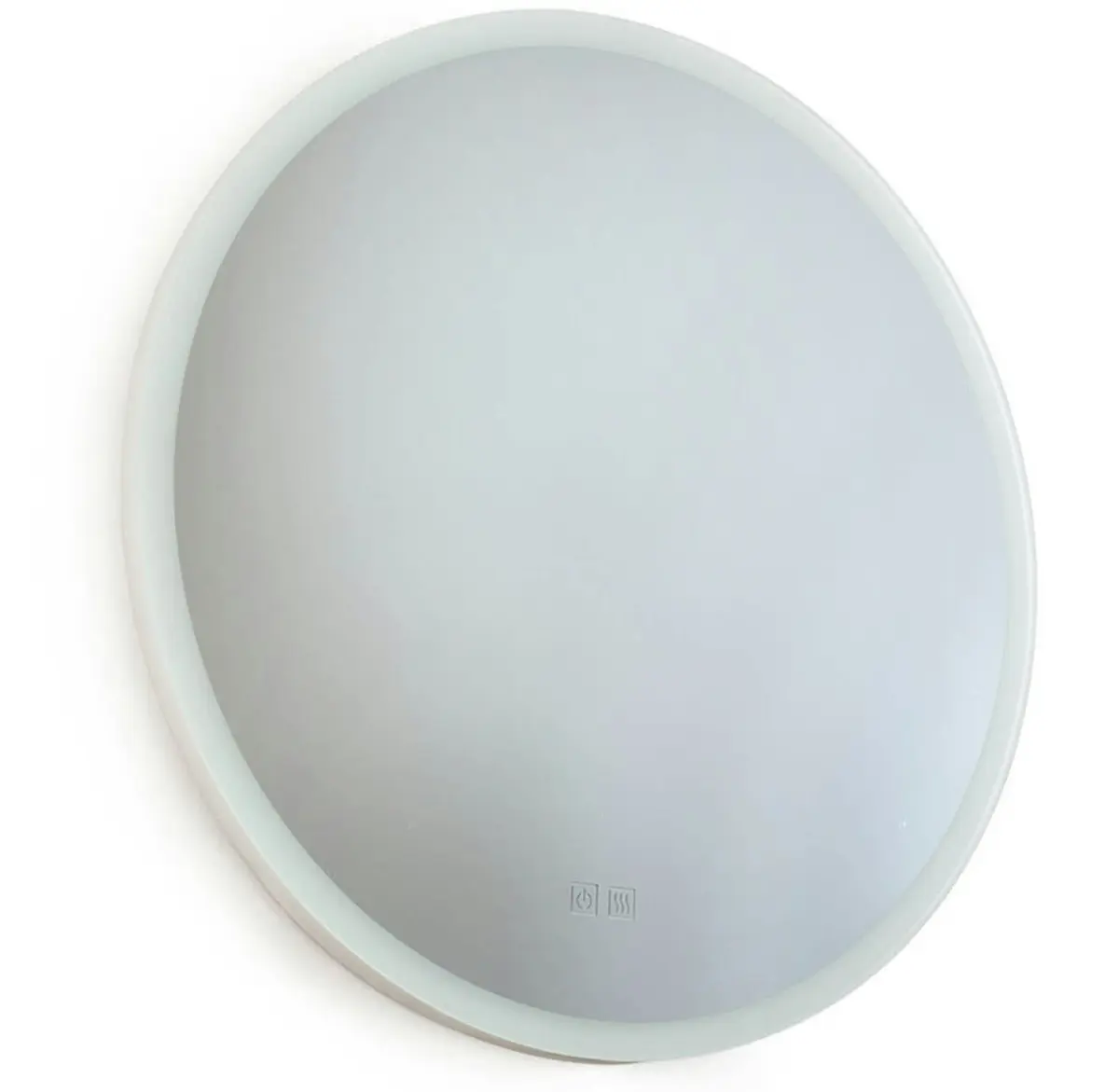 IO Veggspeil Med LED-belysning Ø60 cm