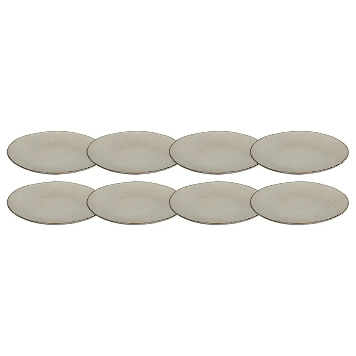 Nordic Sand Plate 26 cm, 8 Pcs